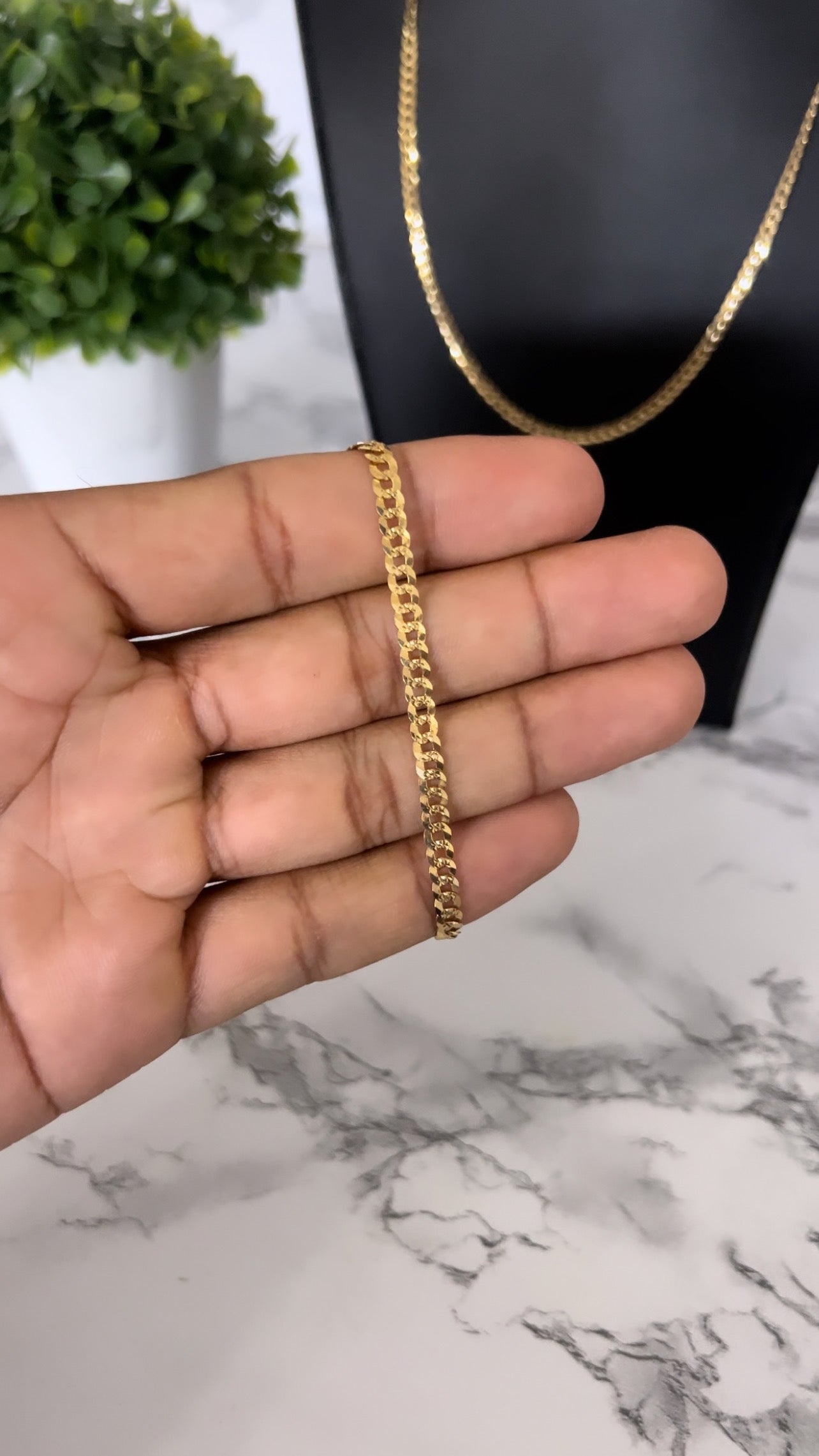 14k⚜️Solid Cuban Bracelet