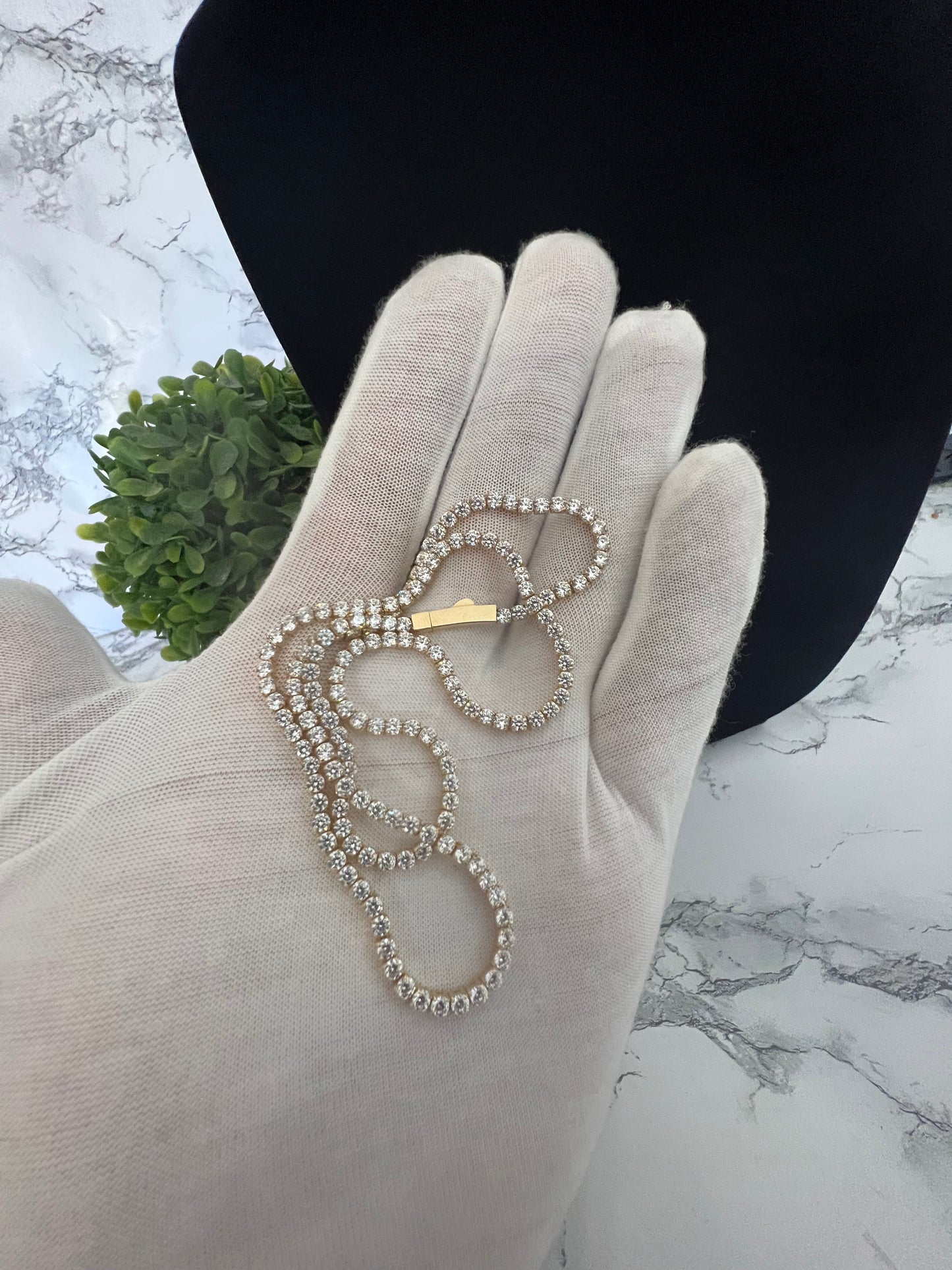 14k Tennis Chain Cz