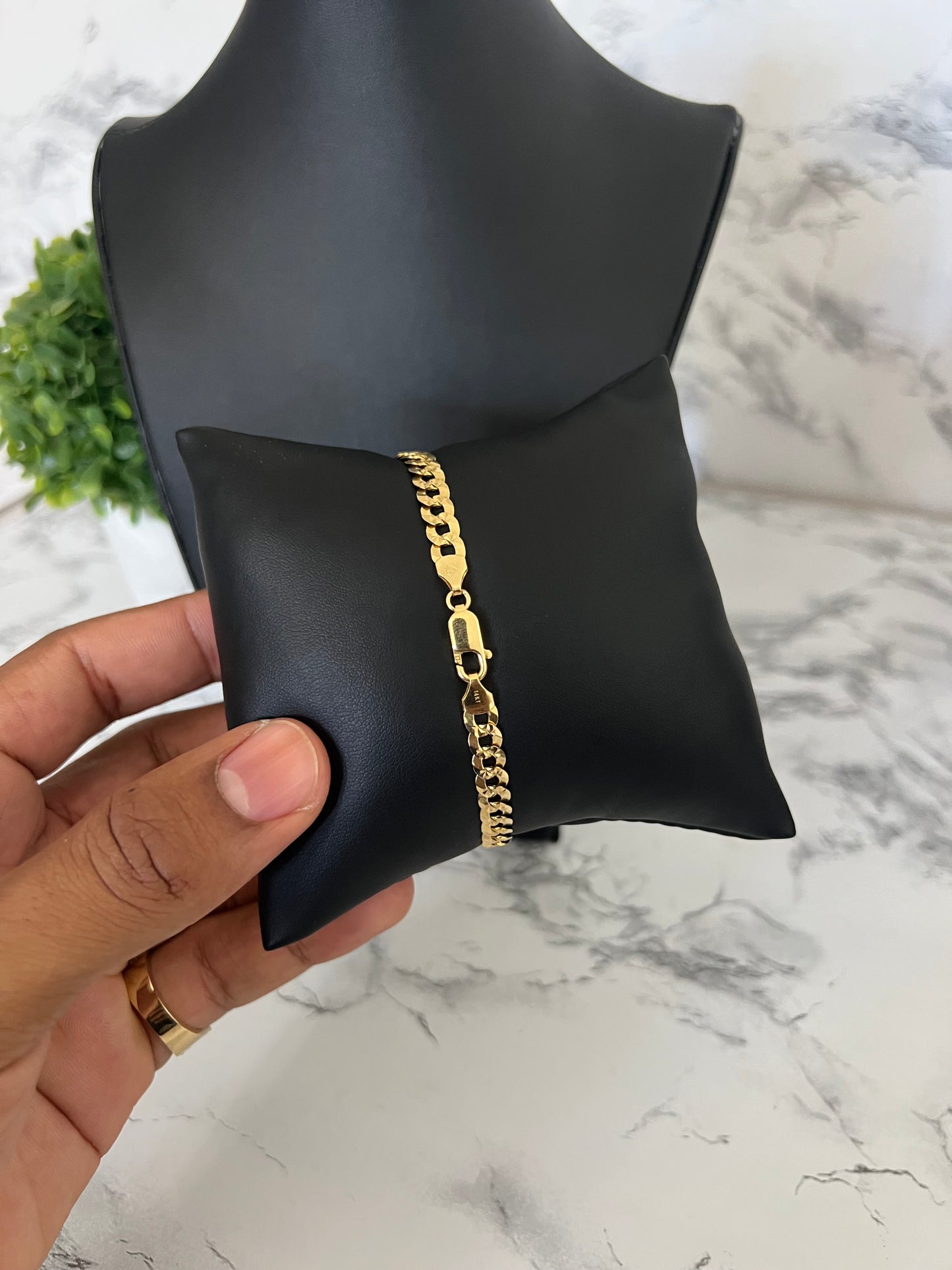 14K⚜️ Solid Cuban Bracelet