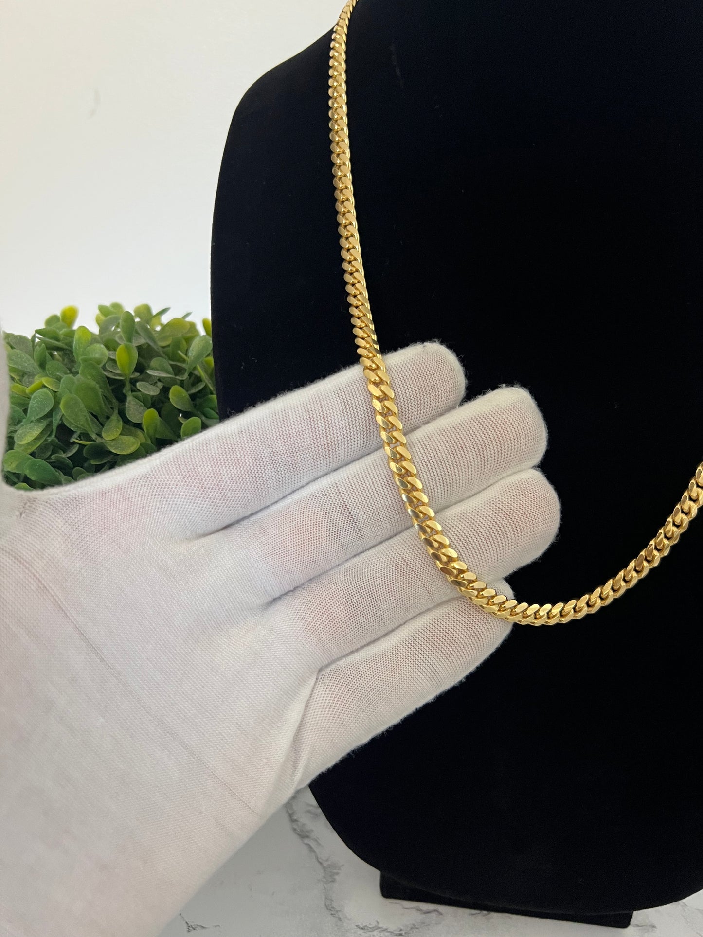 Men’s Solid Cuban Link
