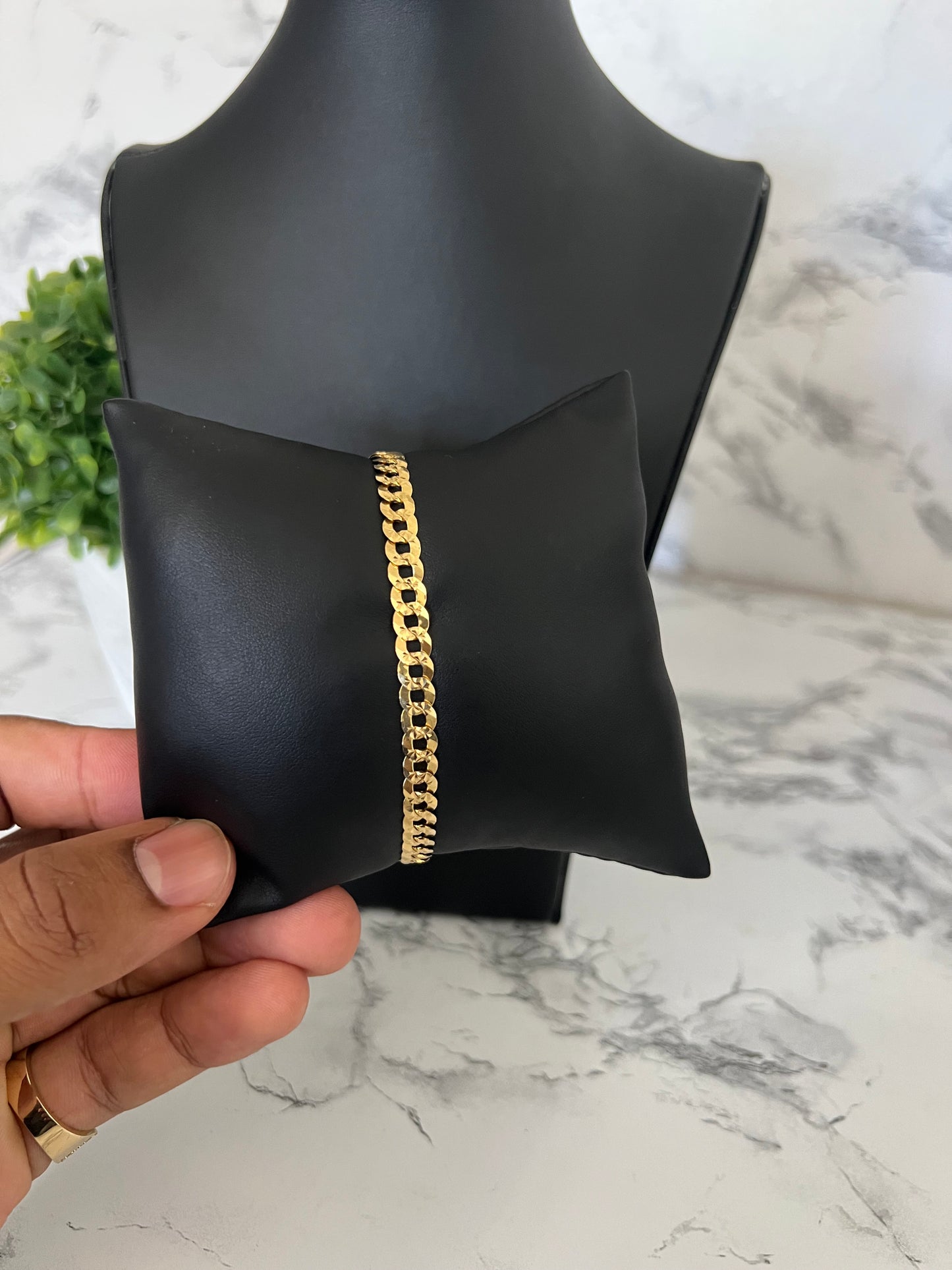 14K⚜️ Solid Cuban Bracelet
